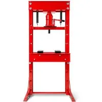 EBERTH Hydraulikpresse 30T - Werkstattpresse mit 7-fach verstellbarem Tisch - Robuste Werkstattpresse mit 30T Presskraft, ideal für KFZ- und Heimwerkerprojekte. Maximale Arbeitshöhe 750 mm für flexibles Arbeiten.