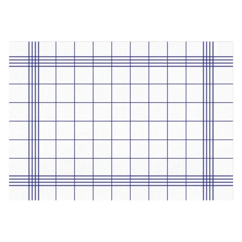 Tischunterlagen Landlust blau-weiß kariert A3 eckig Platzset Papier dv_550 100
