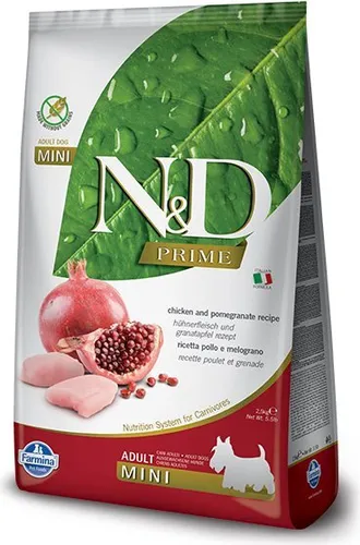 FARMINA N&D Prime Chicken & Pomegranate Adult Mini 2,5 kg von N&D