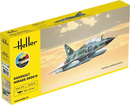 Heller 1:72 56321 STARTER KIT Mirage 2000 N - NEU