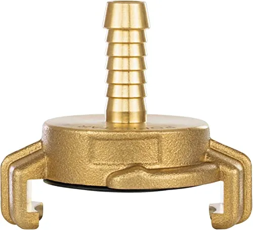 Poppstar Messing Schnellkupplung 3/8 Zoll Tülle (Kupplung 3/8 Zoll Schlauchtülle), für 10mm Schlauch-Innendurchmesser