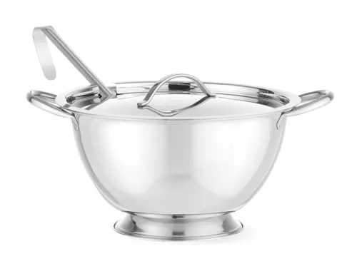 Produktbild HENDI Suppenterrine 2,7L mit Deckel und Servierlöffel