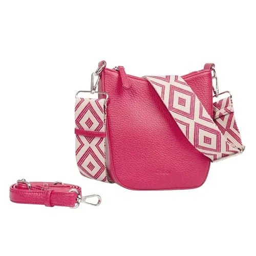 Gabor bags Linda Damen Umhängetasche Crossbody Bag Klein Rosa
