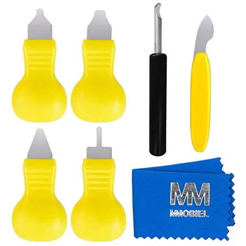 MMOBIEL 7-TLG Reparatur Set zum Entfernen des Uhren Gehäuses Rücken Werkzeugset zum Reparieren von Uhren und Ersetzen der Batterie