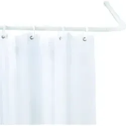 WENKO Metall Duschvorhangstange L-Form von WENKO