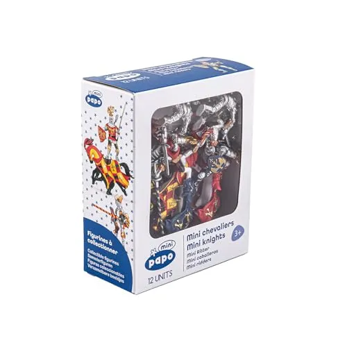 Papo 33016 Mini Ritter (Kunststoffbehälter)