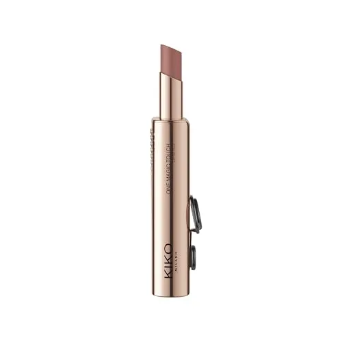 KIKO Milano One Magic Touch Lip Stylo 03, Feuchtigkeitsspendender Halbmatter Lippenstift Mit Einhand-Schiebeöffnung