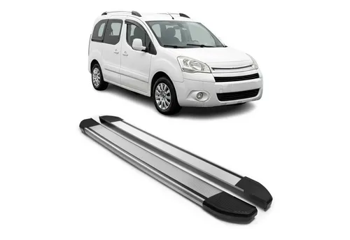 OMAC Kfz-Schmutzfänger Alu Seitenschweller für Citroen Berlingo L1 (2008-2018) - Robuste Aluminium Trittbretter für Citroen Berlingo L1, rutschfest und wetterbeständig. Ideal für sicheren Ein- und Ausstieg, schützt die Karosserie vor Kratzern und Stößen.