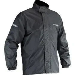 Ixon Compact Motorrad Regenjacke, schwarz, Größe 3XL für Männer