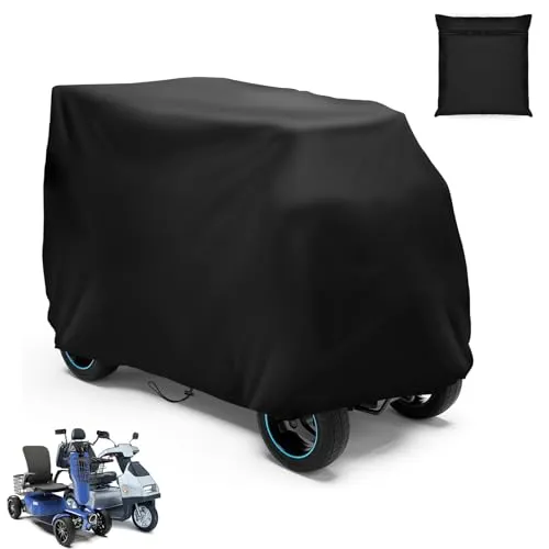 SIRUITON Scooter Schutzhaube Abdeckhaube für Elektroscooter Reißfeste Scootergarage -2 Jahre Garantie 140 x 66 x95cm