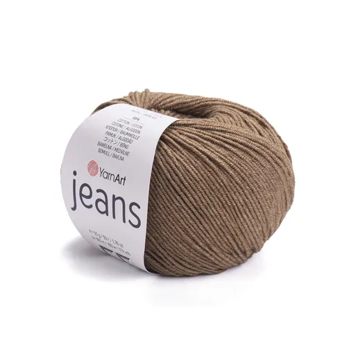 YarnArt Jeans 50g – Baumwollgarn Häkelgarn Strickgarn Amigurumi Braun