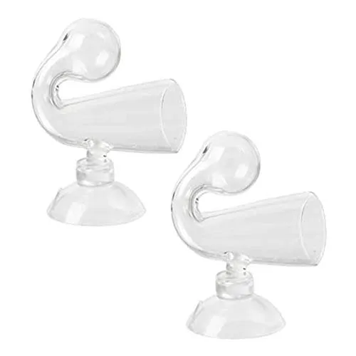 junao 2 Stück Checker Aquarium CO2, CO2 Drop Checker, Glass Drop Checker CO2, für Aquarium, Süßwasseraquarium, Pflanzgefäße