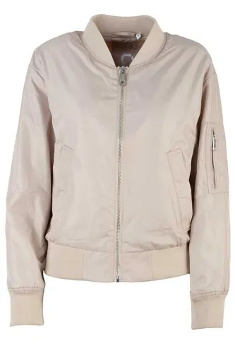 COVERED Outdoorjacke - Funktionsjacke in Beige, aus 100% recyceltem Polyester, bietet Schutz vor Wind und Wetter und ist ideal für aktive Outdoor-Aktivitäten.