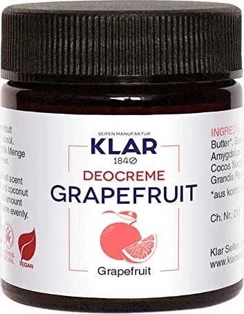 Klar's Deocreme Grapefruit 30 ml