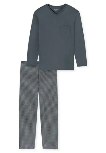 Schiesser Herren Schlafanzug lang - Nightwear Set - Schlafanzüge für Herren, aus hochwertiger Baumwolle für ultimativen Komfort und ideale Nächte.