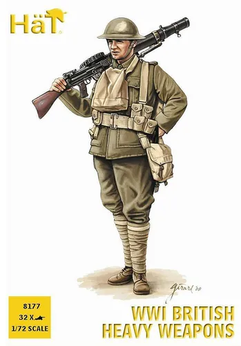 HäT 8177 - 1/72 - WWI Britische schwere Waffen