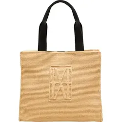 Marc O'Polo Saris Shopper L - Stilvolle Tasche in Dry Wheat - Damentaschen in eleganter Braun-Optik, aus 100% Baumwolle gefüttert und mit praktischem Magnetverschluss für sicheres Verstauen.