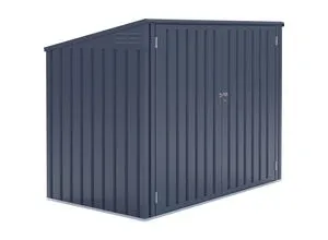 Metall Mülltonnenbox anthrazit, 172x100x131 cm