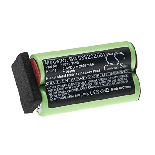 vhbw Akku Ersatz für Moser 1871-7590 für Haarschneidemaschine (2000 mAh, 3,6 V, NiMH)