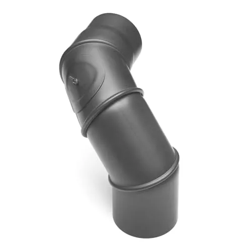 Produktbild raik Rauchrohrbogen/Ofenrohrbogen Multibogen mit Tür 4-teilig 0-90° drehbar 120 mm Durchmesser