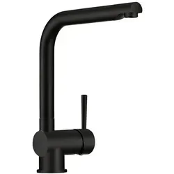 Naber Einhebelmischer Drive 1 schwarz, matt Niederdruck - Armaturen mit modernem Design und schwenkbarem Auslauf für optimale Flexibilität. Perfekt zum Befüllen hoher Töpfe, passt ideal in jede Küche.