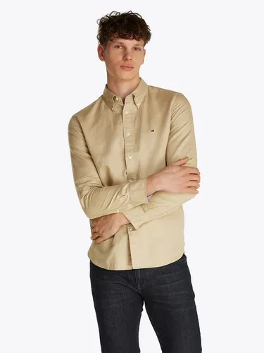 Herren Hemd mit Leinen LINEN BLEND SOLID RF SHIRT XL von Tommy Hilfiger