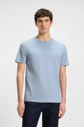 BOSS Tales T-Shirt - Hochwertiges Herren T-Shirt aus softer Baumwolle, locker geschnitten, ideal für lässige Outfits und mit gewebtem Logo Aufnäher für einen stylishen Look.
