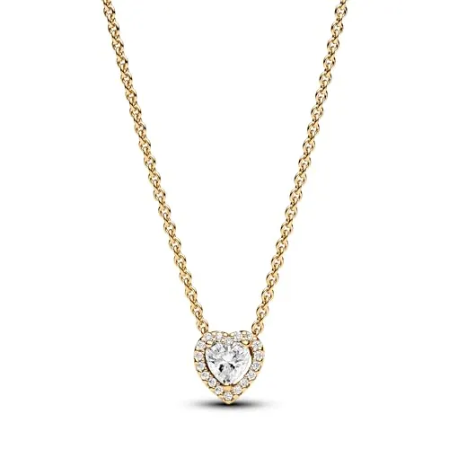 PANDORA Timeless Funkelndes Herz Collier-Halskette