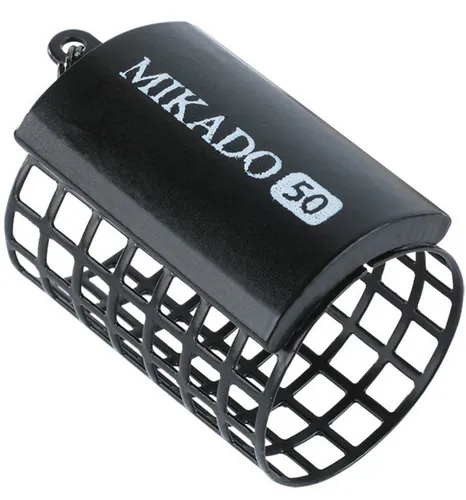 MIKADO Total Fishing Feederkorb Futterkorb FEEDER - RUND - SCHWARZ - ver. Gew. und Gr. wählbar