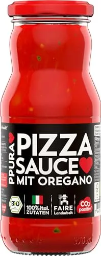 PPURA Pizzasauce 350g – Bio Pizzasauce mit italienischen Tomaten