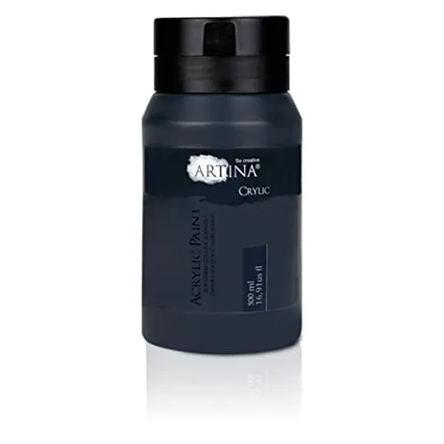 Artina Acrylfarben 500 ml Tube Schwarz Crylic