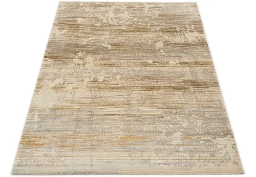 Musterring Teppich WAVE KONTURA, beige, 170x240 cm - Teppich aus kuscheligem Microfaser-Garn, 9 mm hoch und fußbodenheizungsgeeignet, ideal für gemütliche Wohnräume.