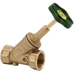 Schlösser Freistromventil DN 32, G 1 1/4 - Sanitärinstallation mit Muffenanschluss und schallschützendem Oberteil für leisen Betrieb in modernen Installationen.