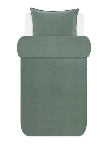 Marc O'Polo Home Bettwäsche Senja, 2-teilig, unifarben - Bettwäsche-Set aus enzymgewaschenem Baumwoll-Renforcé, langlebig und besonders soft. Zeitloses Design mit zartem Fischgratmuster in neutralen Naturtönen.