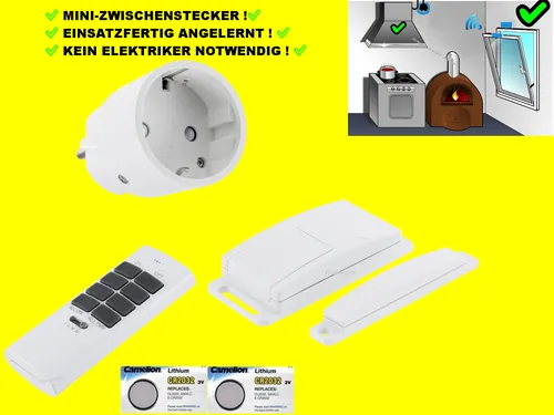 FUNK✅ABLUFTSTEUERUNG HighTech-SET