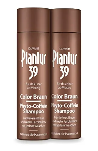 Produktbild Plantur 39 Color Braun Phyto-Coffein-Shampoo – 2 x 250 ml