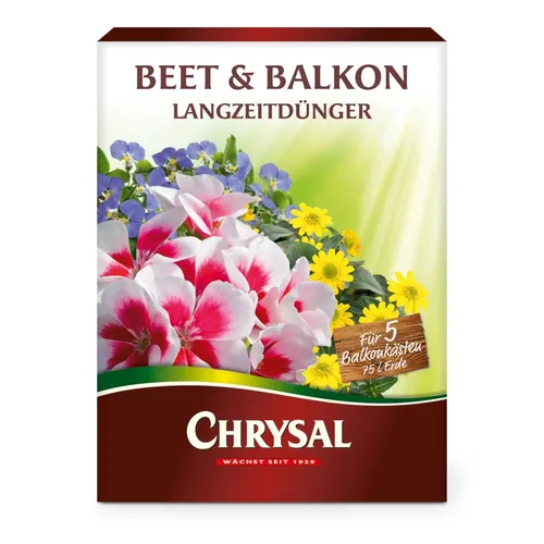 Chrysal Beet und Balkon Langzeitdünger 300 g Sofortwirkung Feststoffdünger