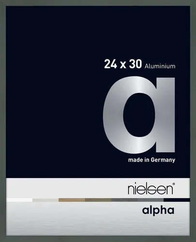 Nielsen Aluminium Bilderrahmen Alpha 24x30 cm platin - Moderner Bilderrahmen aus Aluminium, ideal für Ihre Fotos im Format 24x30 cm. Perfekt für eine stilvolle Wandgestaltung.