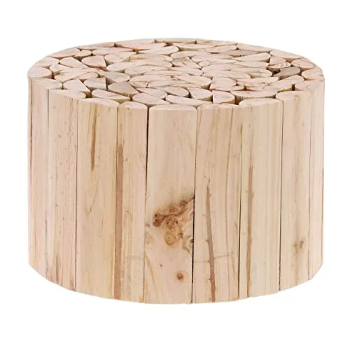 Blumenhocker Pflanzenständer aus Holz in beige von Relaxdays