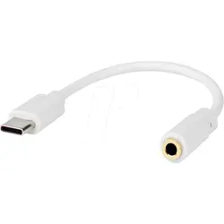 N CCGB65950WT01 - USB 2.0 Konverter, C Stecker auf Klinkenbuchse, 0,1 m