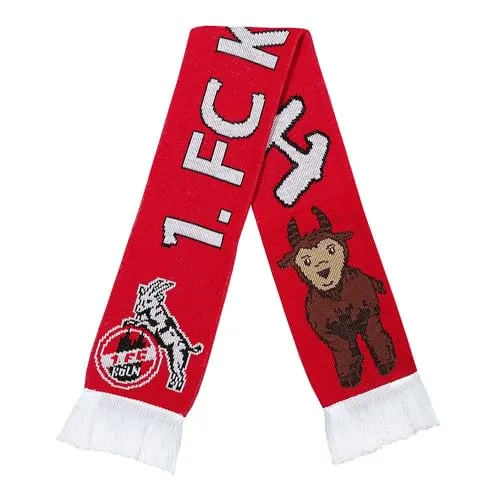 1. FC Köln Kinderschal Plüsch-Hennes in rot von 1. FC Köln