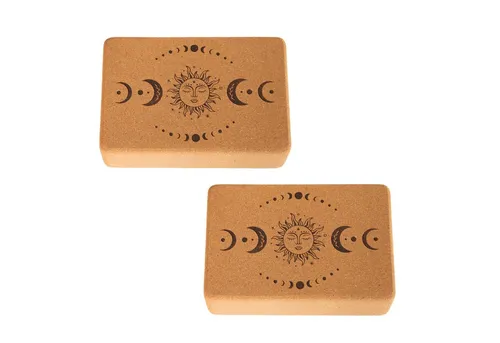 DIVASYA Yogablock Kork – Stabiler Yoga Block aus natürlichem Kork - Vielseitiger Yoga Block aus hochwertigem Kork für mehr Stabilität und Sicherheit in deiner Praxis. Ideal für Yoga, Pilates und Dehnungen. Rutschfeste Oberfläche und angenehme Haptik für maximalen Komfort.