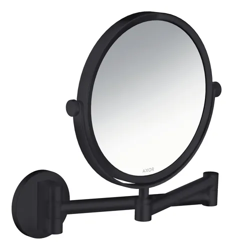 Axor Universal Circular Rasierspiegel - Mattschwarz - 42849670 - Eleganter mattschwarzer Rasierspiegel, ideal für das Badezimmer und sorgt für eine präzise Rasur dank der vergrößernden Funktion.