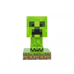 Minecraft Creeper 3D Lampe - LED Nachtlicht für Fans - Action- & Spielfiguren, 12cm große Tischlampe, batteriebetrieben und ideal für Kinderzimmer mit mehrfarbigem Licht.