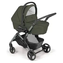 Fluido Easy 3in1 Kombi-Kinderwagen - Grün | Inkl. Babyschale - Erlebe mit dem Fluido Easy 3in1 Kombi-Kinderwagen höchste Flexibilität und Komfort. Ideal ab Geburt bis 4 Jahre, mit durchdachten Funktionen und modernem Design für sichere Ausflüge.