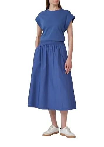 s.Oliver Ausgestellter Rock aus Popeline im Relaxed Fit