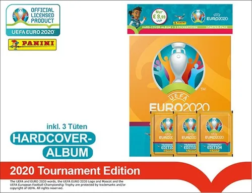 UEFA EURO 2020 Sticker Tournament Edition - Hardcover Album Starter Pack