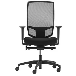 Dauphin Bürostuhl @Just evo mesh - Komfortabel & gesund sitzen - Bürostuhl mit Synchron-Mechanik für optimale Körperanpassung. Luftdurchlässige Netz-Rückenlehne und verstellbare Armlehnen sorgen für höchsten Komfort.