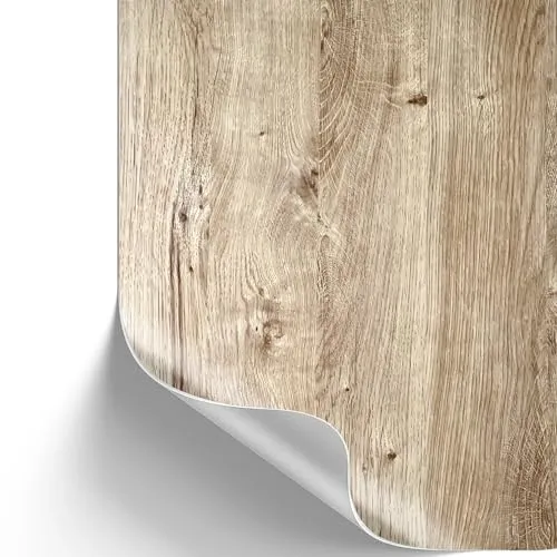 [13,89€/m²] Klebefolie in Holz-Optik inkl. Rakel & E-Book I Selbstklebende Holz Folie für Möbel & Küche - hitzebeständig & abwaschbar I Möbelfolie I Dekofolie (Ribbeck Oak, 3m x 45cm)