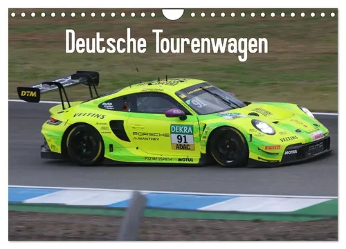Deutsche Tourenwagen Wandkalender 2026, CALVENDO - Kalender für Motorsport-Fans mit hochwertigen Bildern von DTM-Fahrzeugen, umweltfreundlich und perfekt als Geschenk für jeden Anlass.